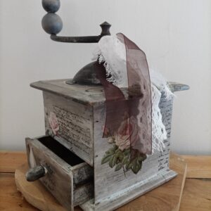 Moulin à café décoratif Shabby Chic et Vintage - Réf D250018