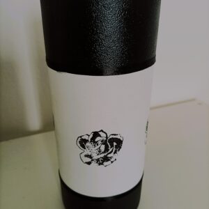 Vase décoratif en verre noir et blanc - Style moderne - D250022